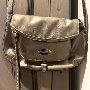 2021 fall trend: metallic silver purse